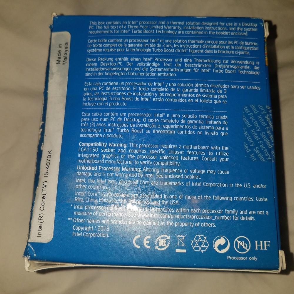 Intel core desktop i5 processor - Picture 3 of 5